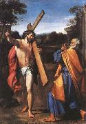 Annibale Carracci Jesus and Saint Peter painting